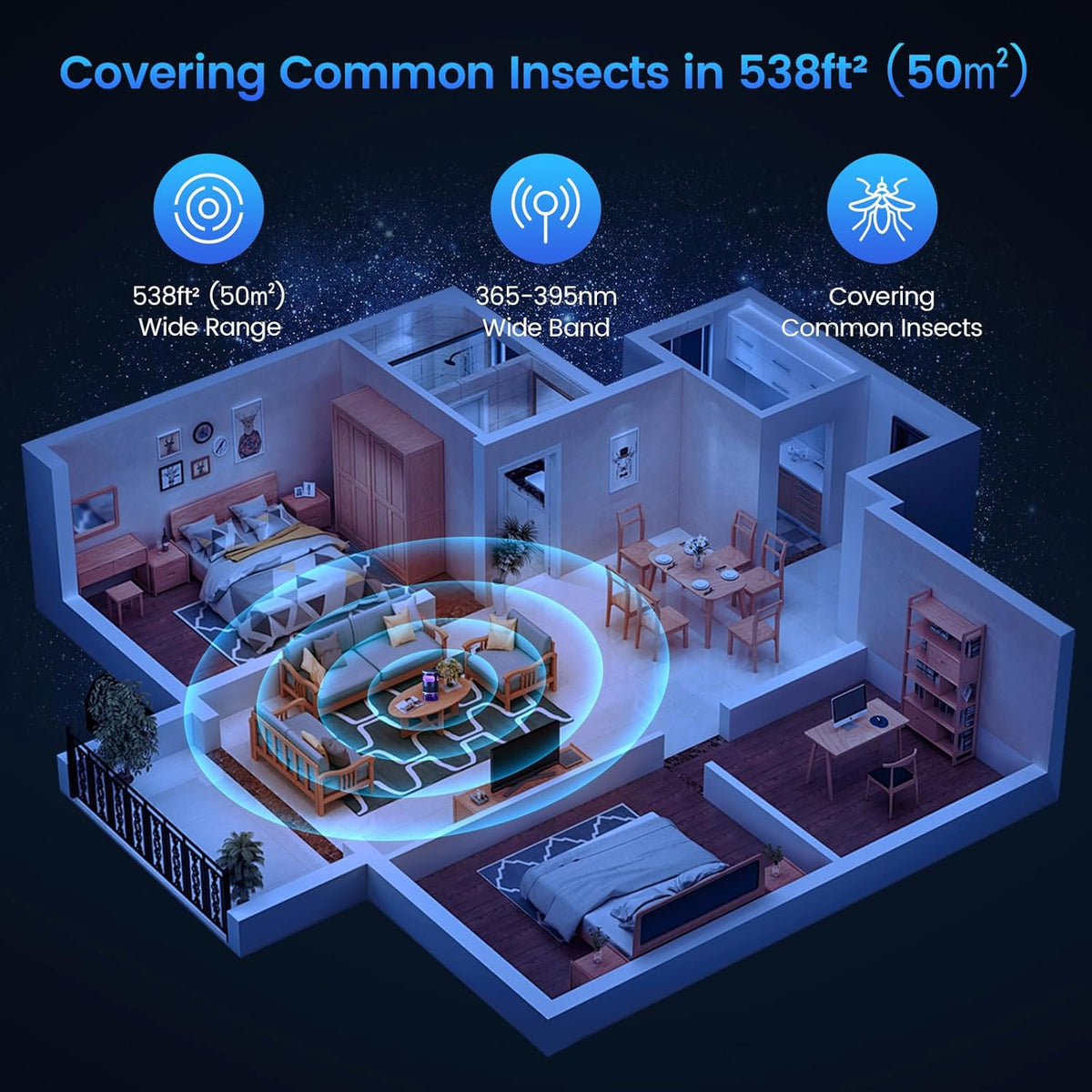 Automatic Electric Mosquito Killer Trap