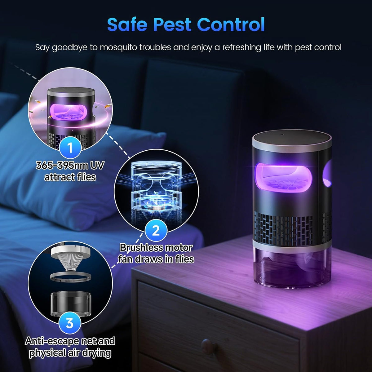 Automatic Electric Mosquito Killer Trap